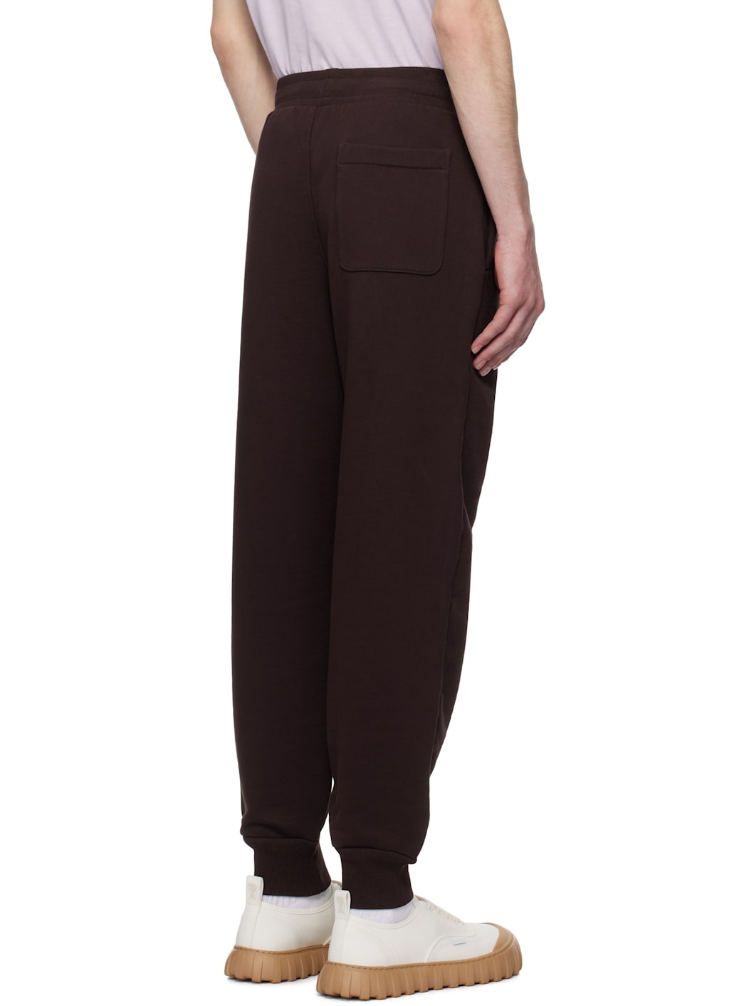 Burgundy Jogging Ami de Coeur Sweatpants - 3