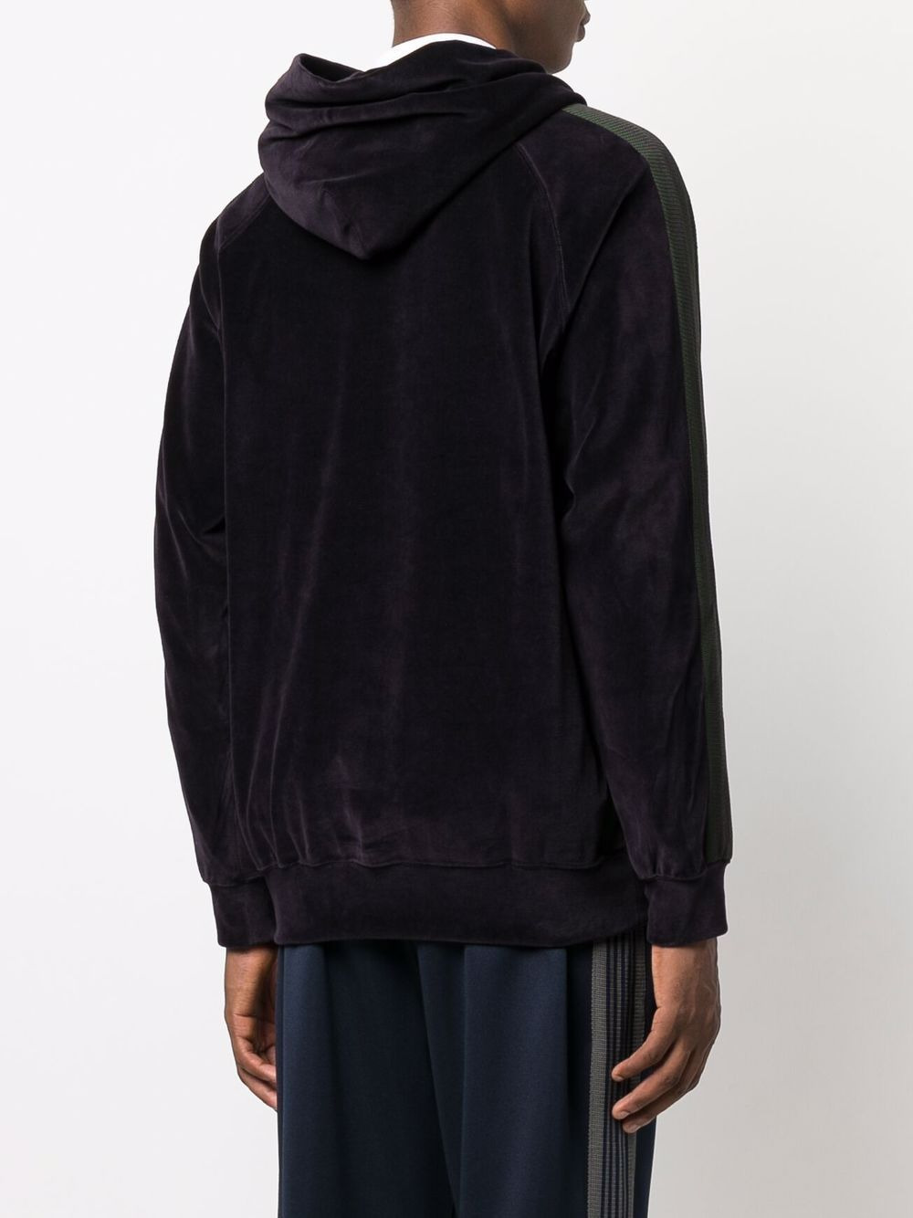 logo embroidered hoodie - 4