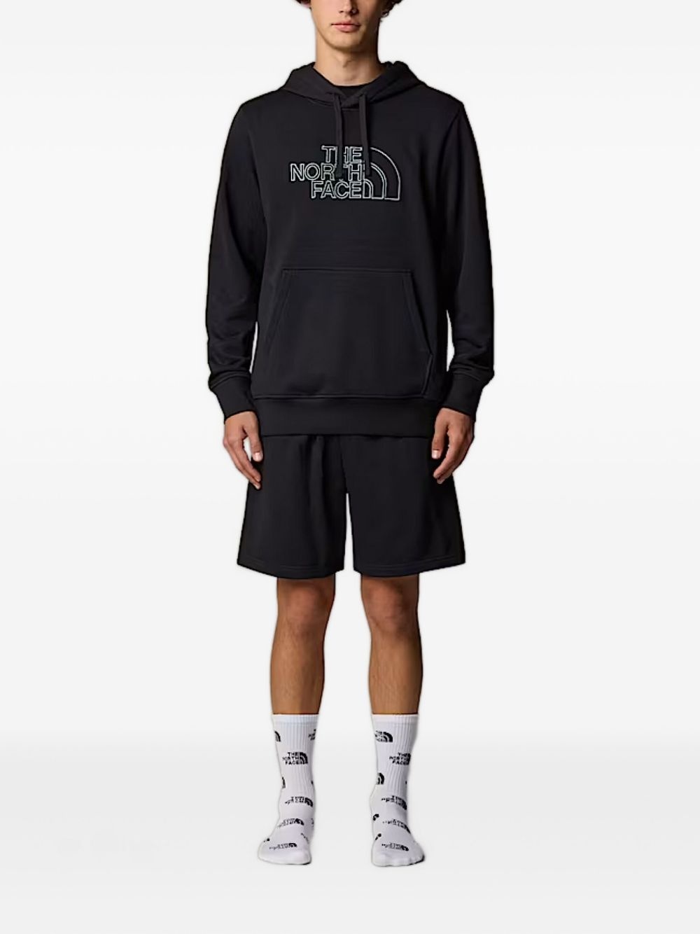 Drew Peak outline-logo hoodie - 2