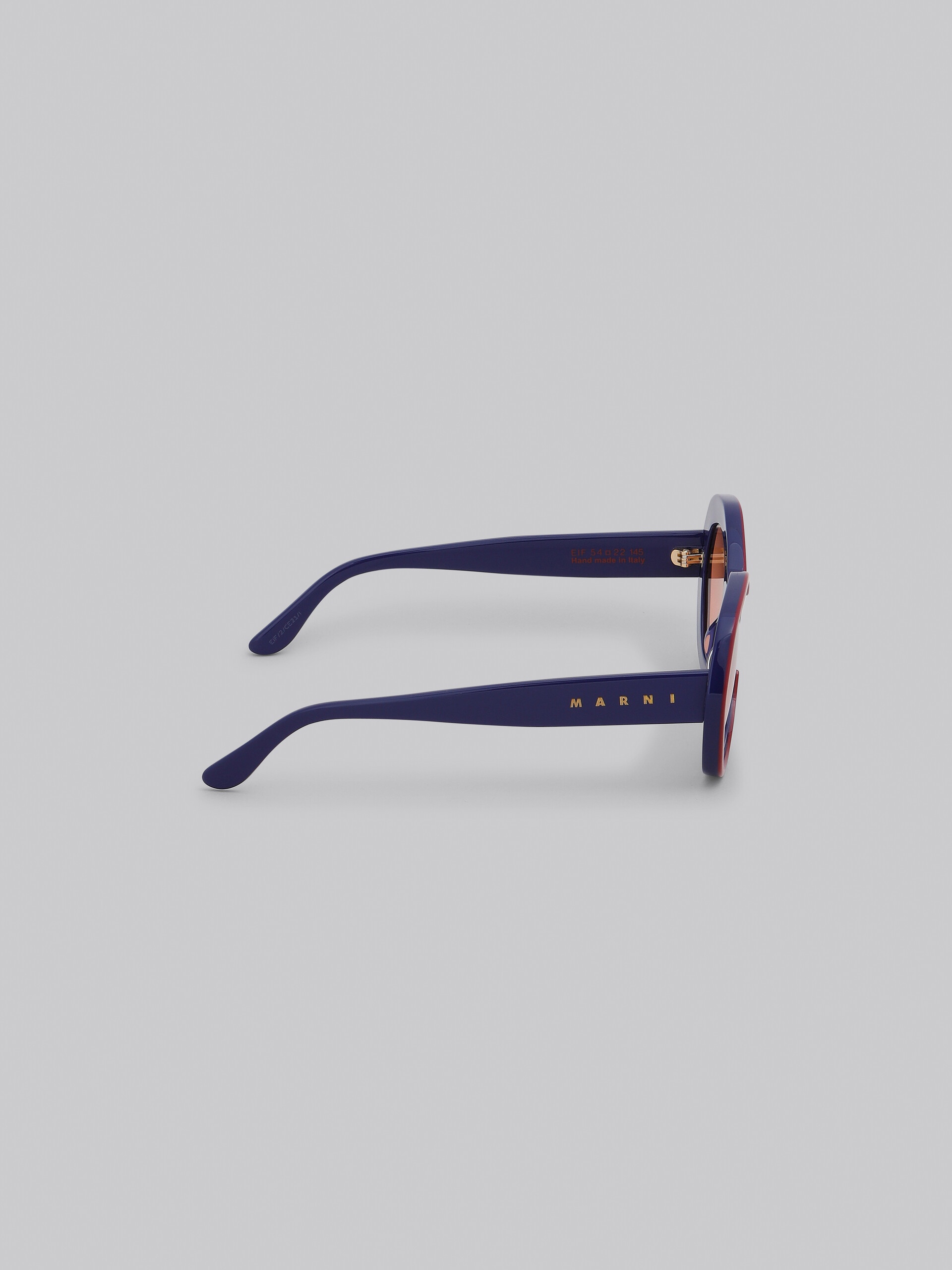 BLUE ULAWUN VULCANO ACETATE SUNGLASSES - 4