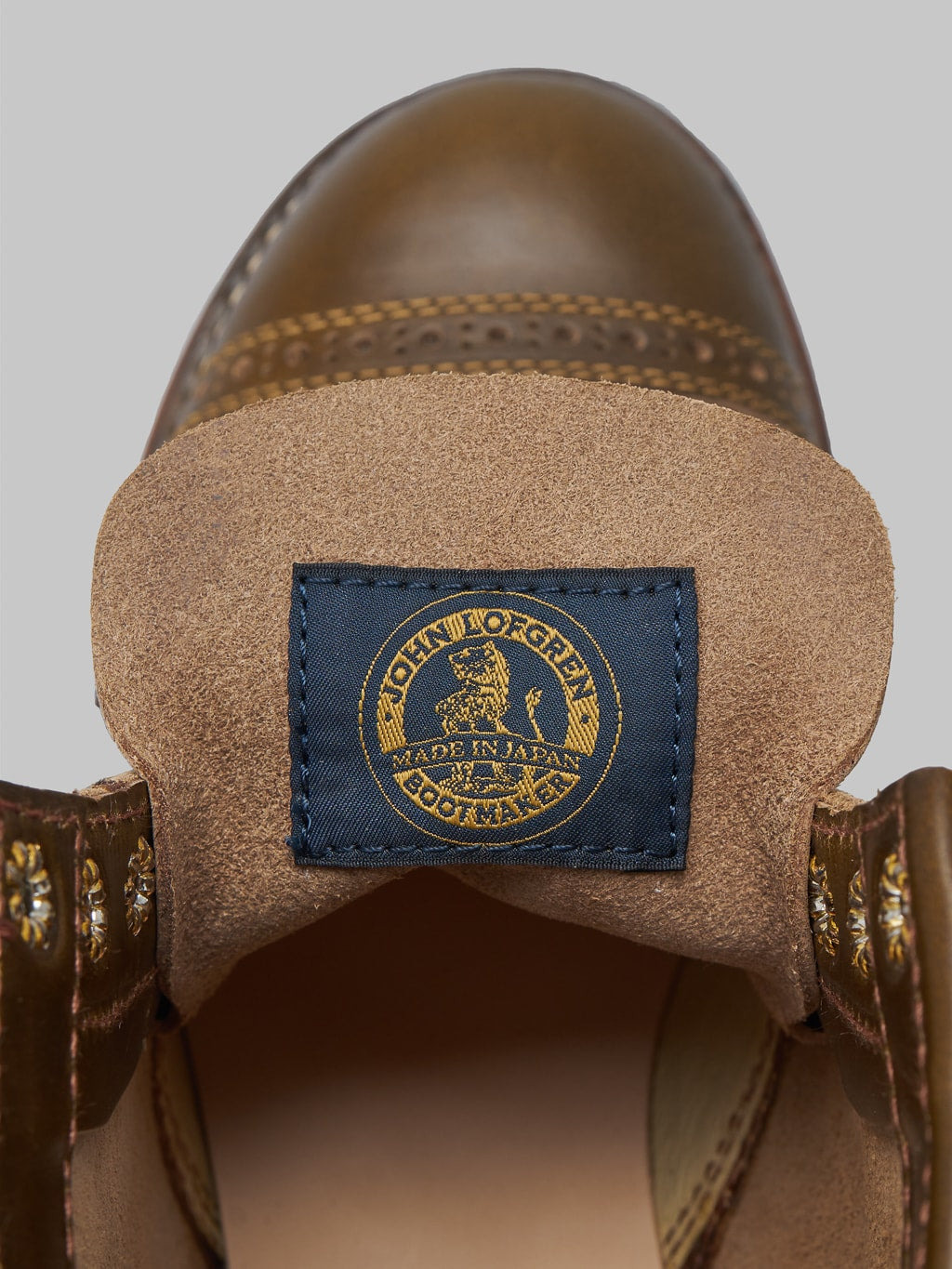 John Lofgren Combat Boots Horween Leather CXL Dark Olive - 9