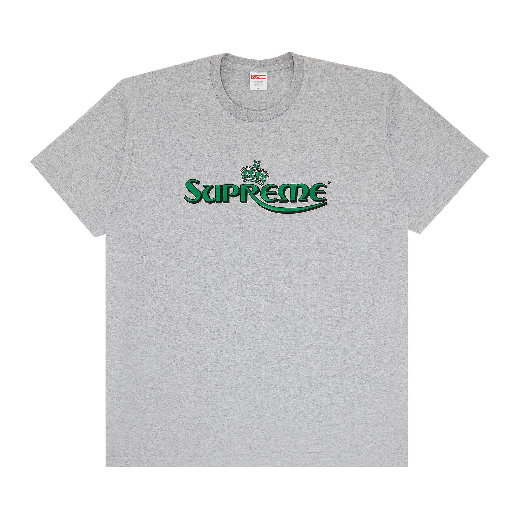 Supreme Crown Tee 'Heather Grey' - 1