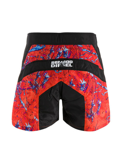 Diesel x Sea-Doo buckled swim shorts outlook