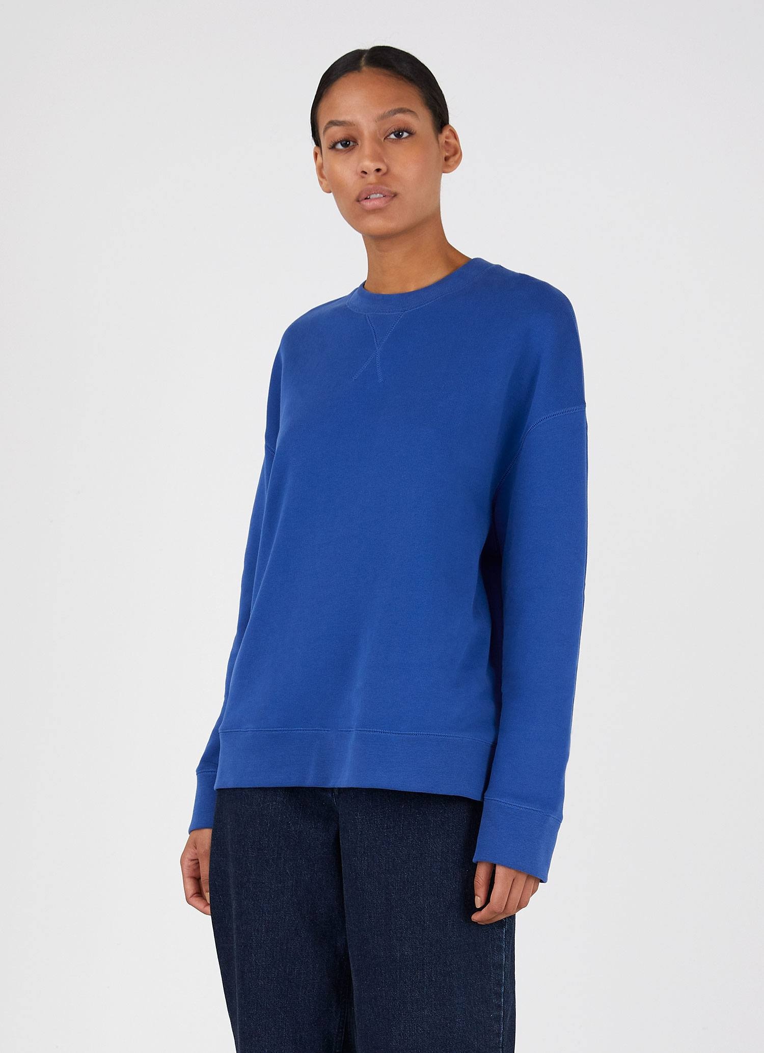 Relaxed Loopback Sweatshirt - 2