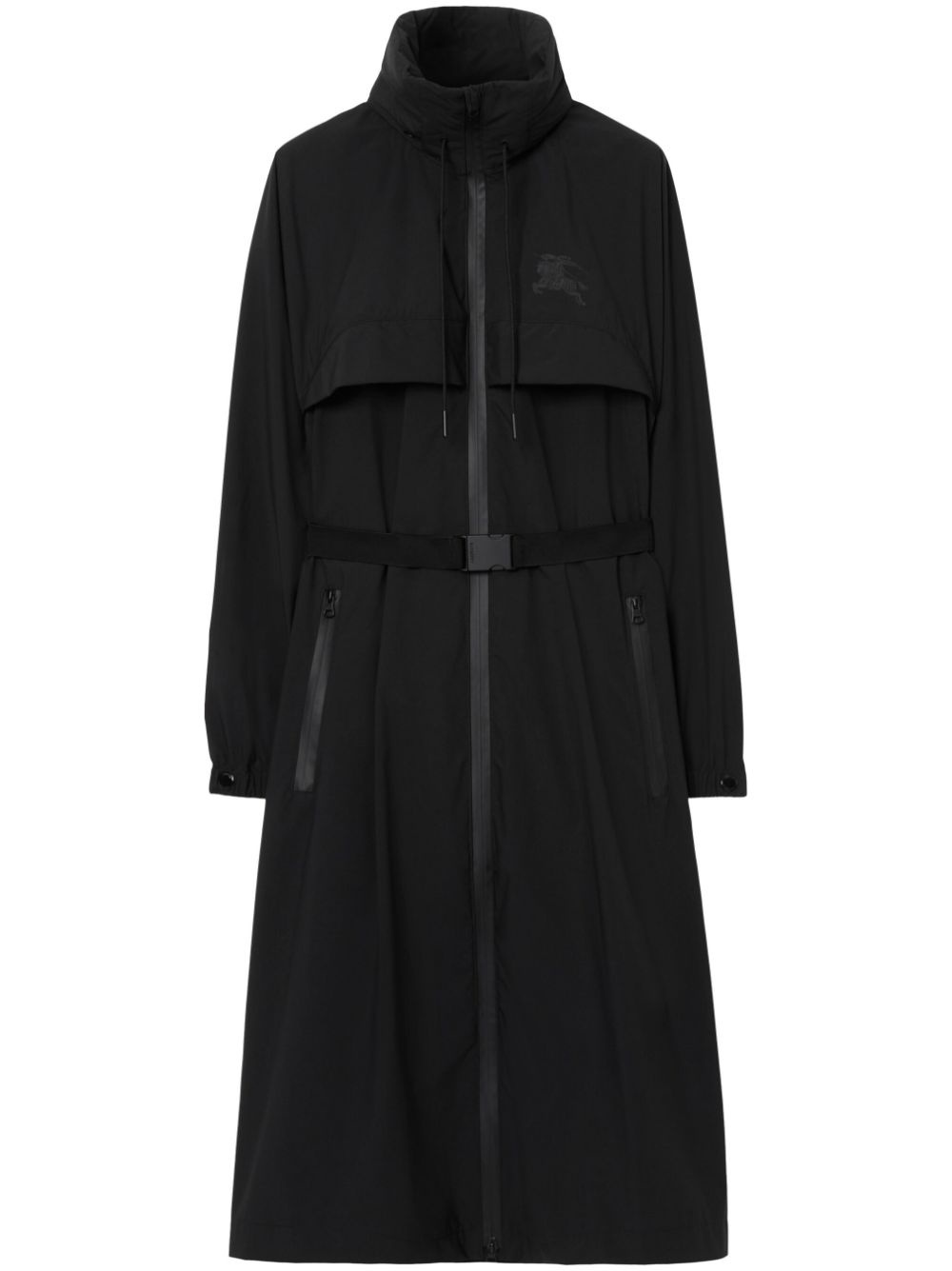 EKD-print belted parka - 1