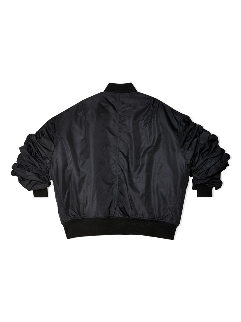 rolled-sleeves bomber jacket - 2