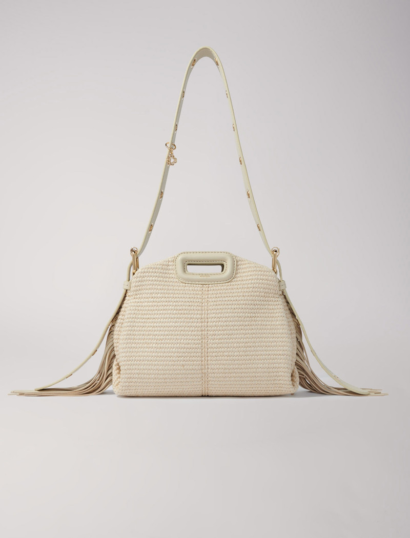 Raffia effect Miss M Mini bag 8