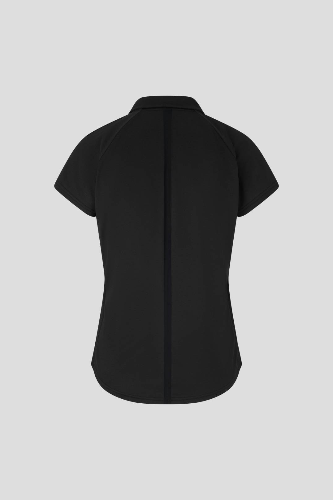 JENN FUNCTIONAL POLO SHIRT IN BLACK - 6