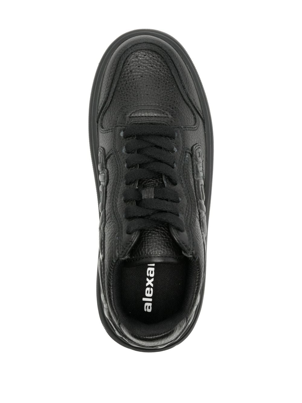 Puff logo-embossed sneakers - 4