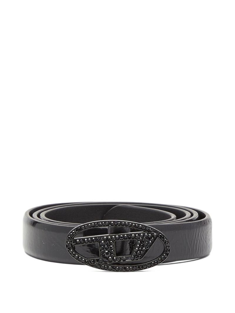 B-1dr Strass 20 logo-buckle belt 1