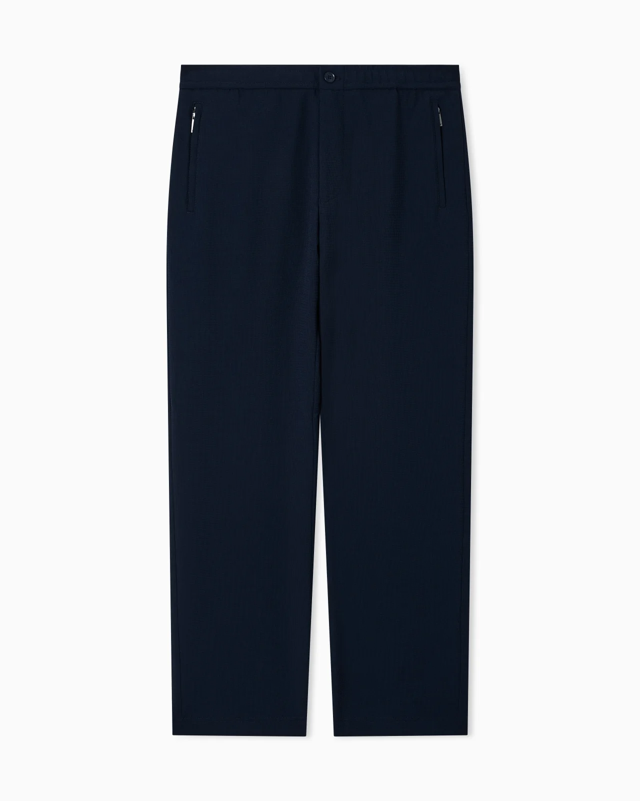 ICON 3D PIQUÉ-EFFECT CRÊPE JERSEY TROUSERS - 1