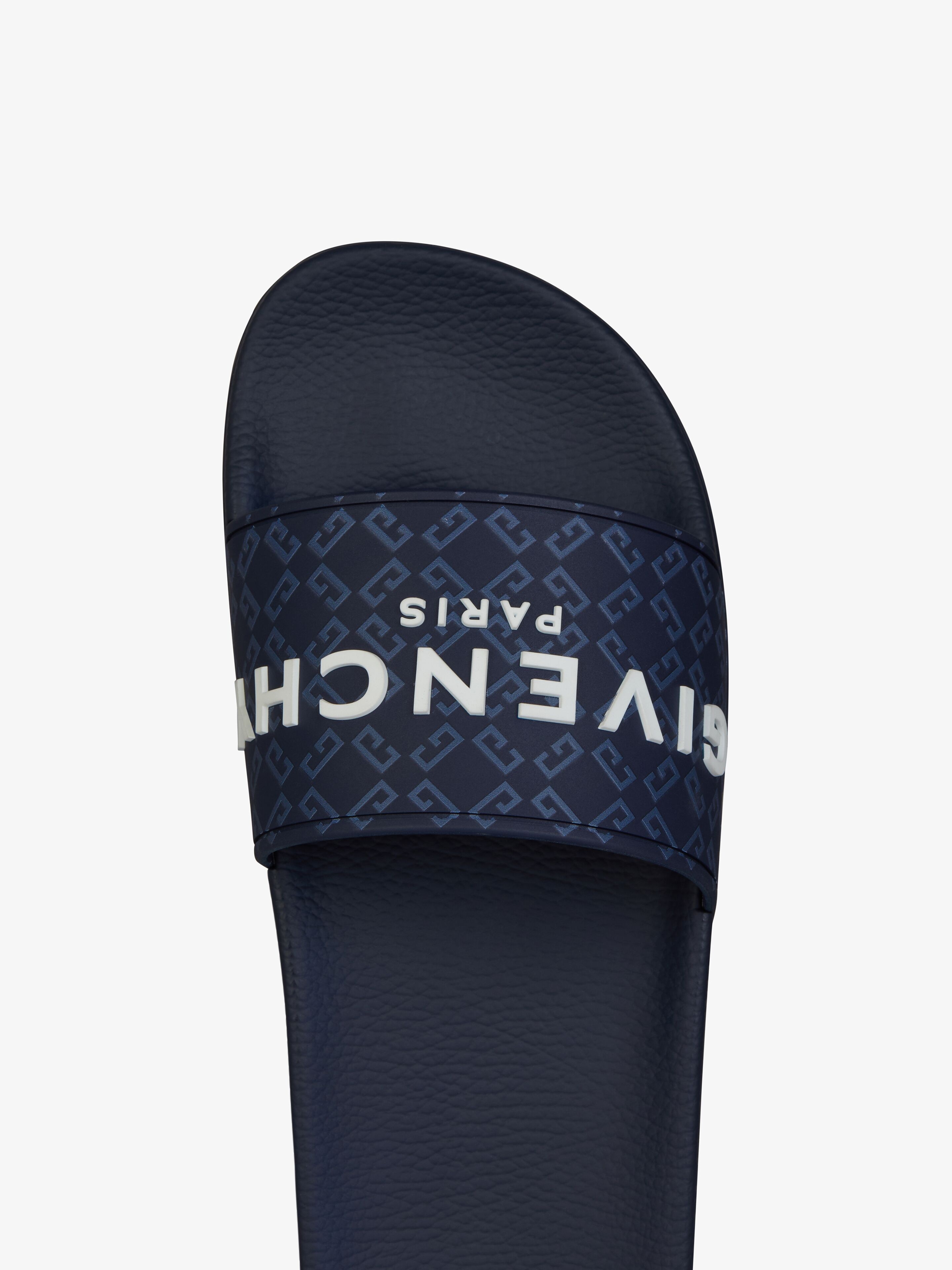 SLIDE FLAT SANDALS IN MONOGRAM 72 RUBBER - 4
