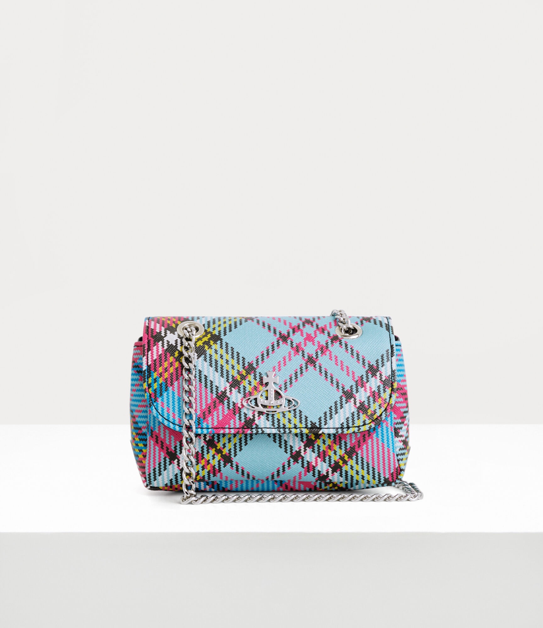 BIOGREEN SAFFIANO PRINTED SMALL PURSE WITH CHAIN - 4
