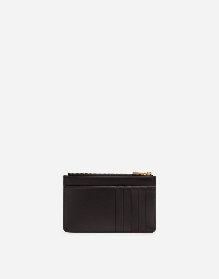 Medium calfskin card holder with baroque D&G - 3