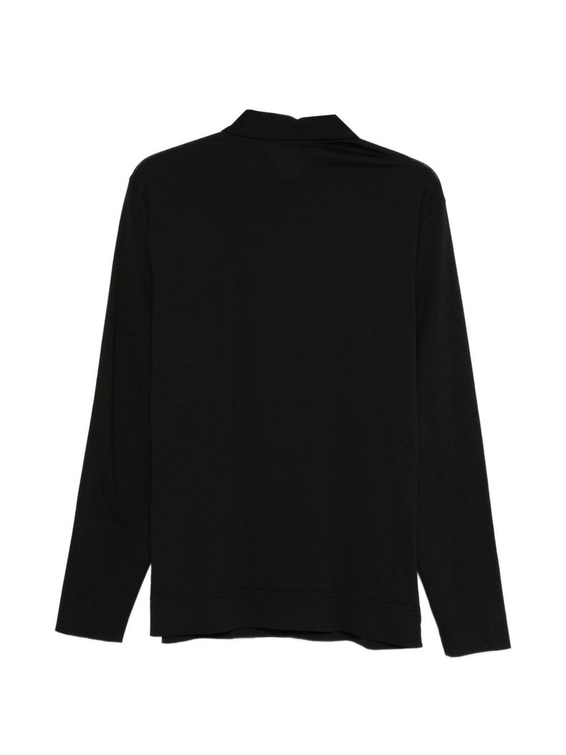 LARDINI long-sleeve polo shirt outlook