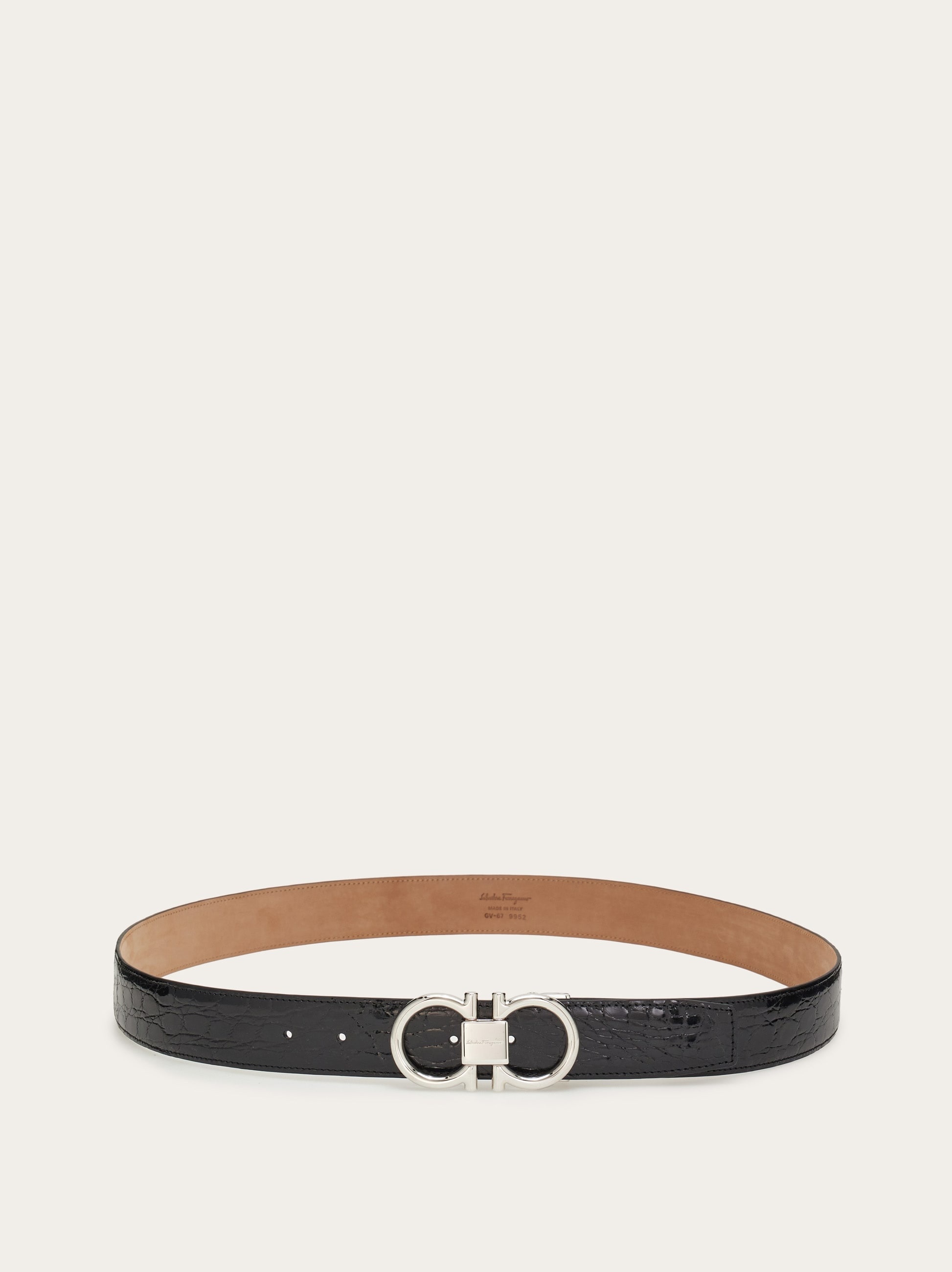 Adjustable Gancini belt - 3
