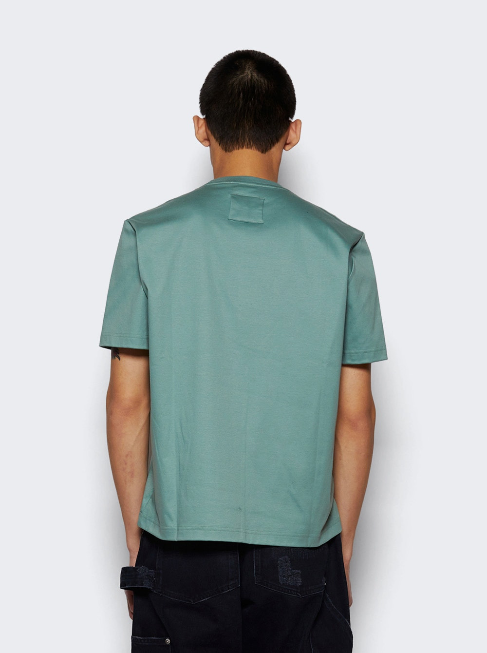 Curb Lace Tee Vert De Gris - 5