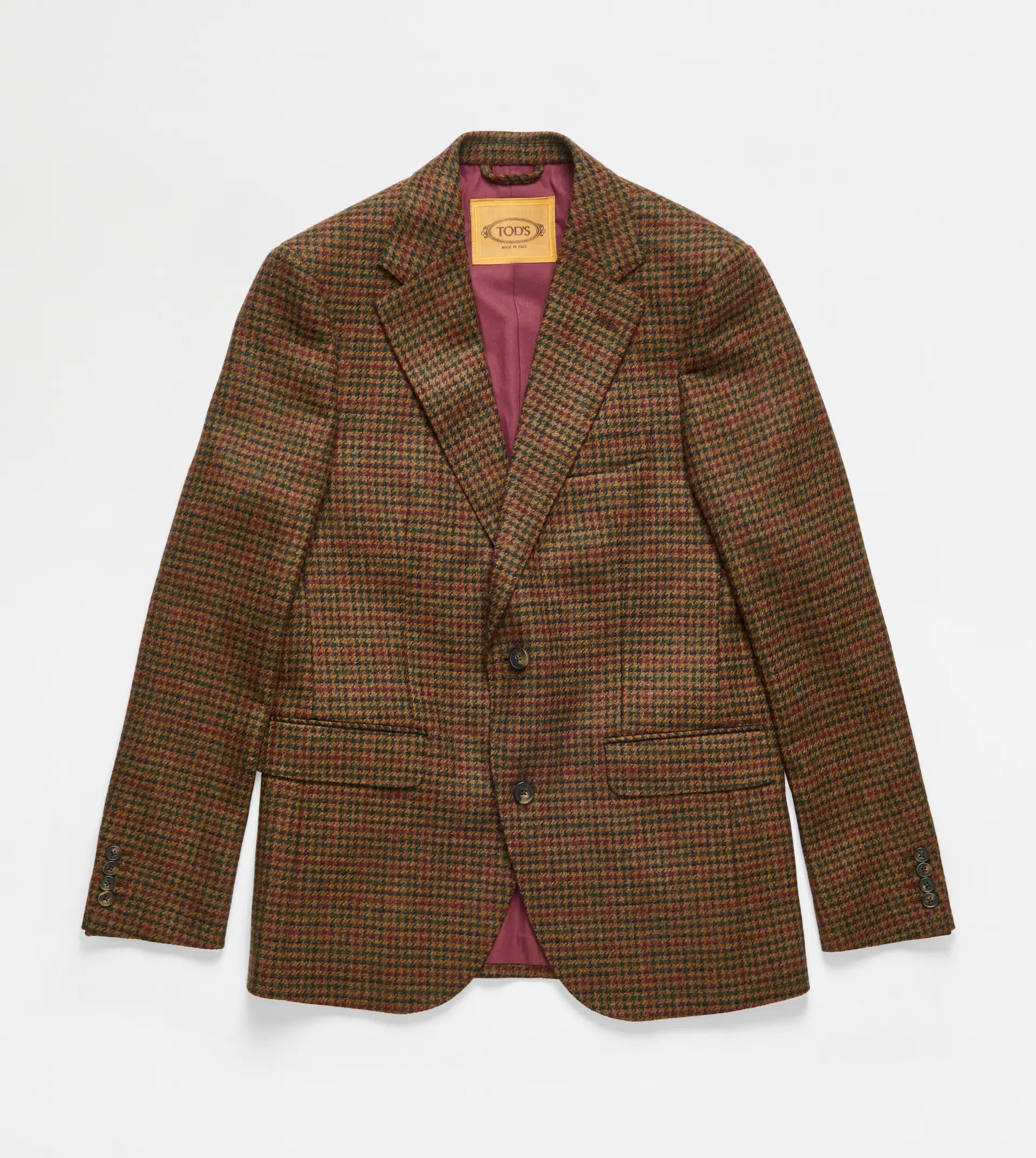 SHETLAND BLAZER - BROWN, RED - 1