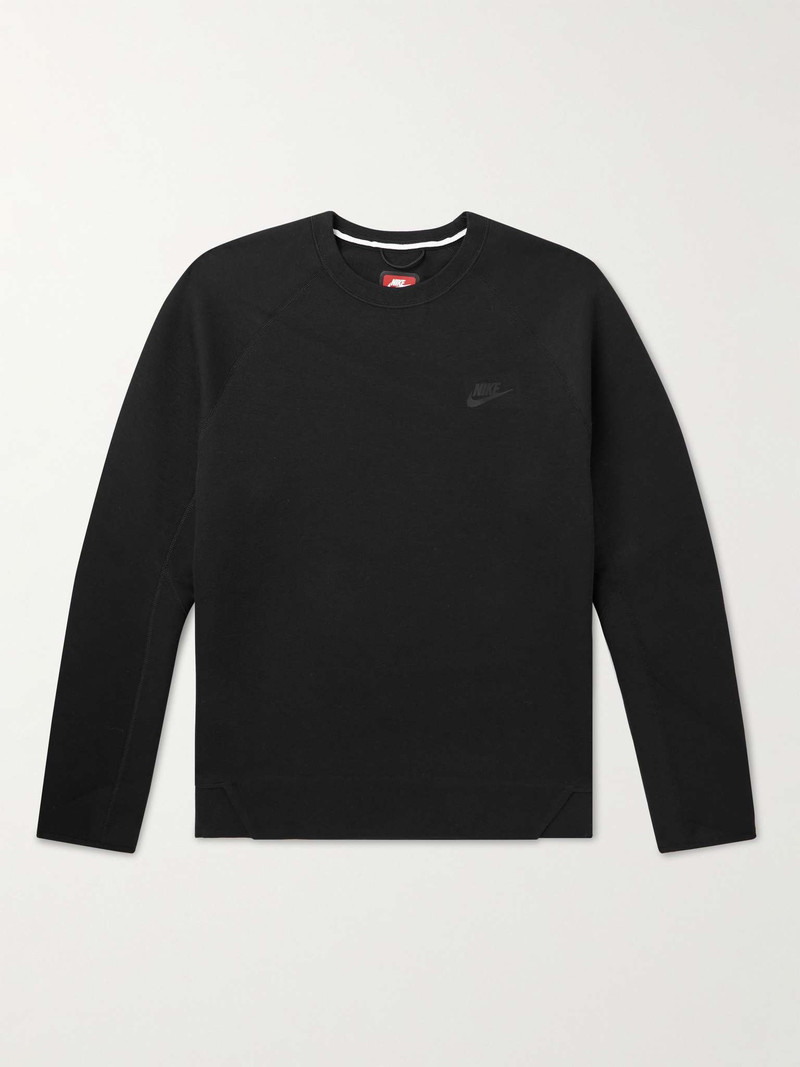 Logo-Print Cotton-Blend Jersey Sweatshirt - 1