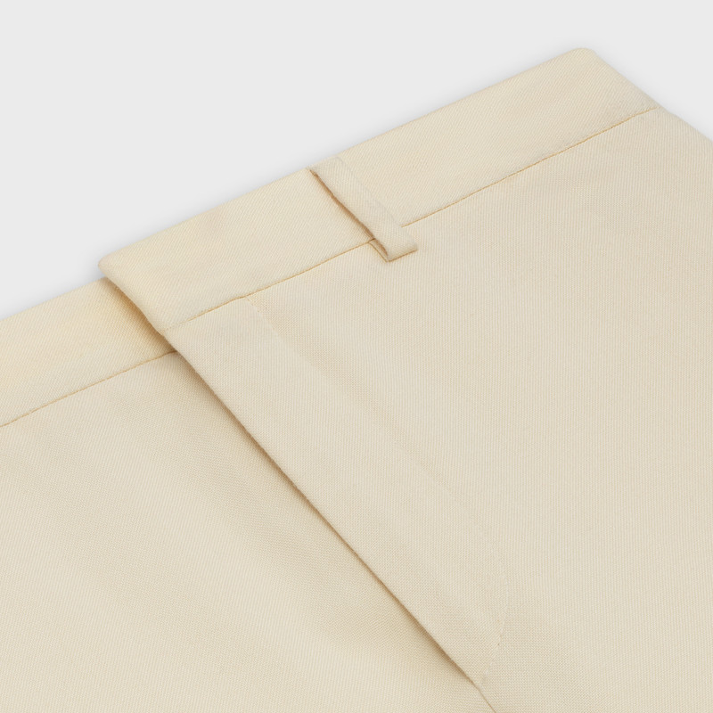 FLARED PANTS IN SILK PANAMA 3