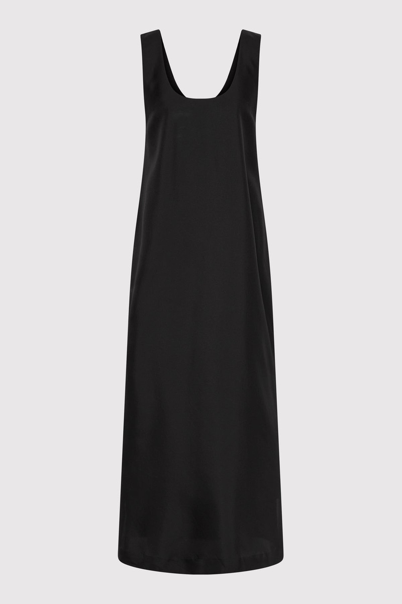 Jordan Button Up Dress - Black 1