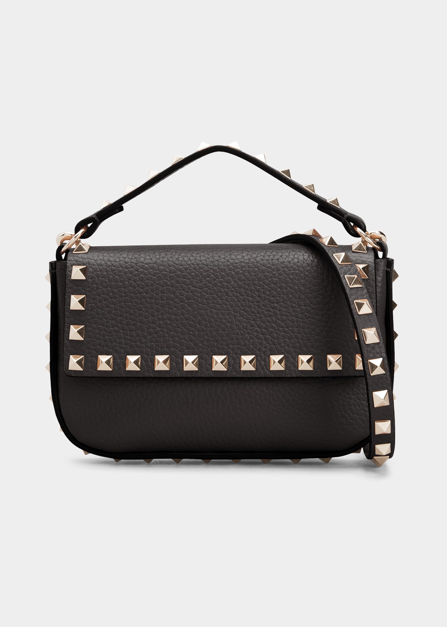 Rockstud Top Handle Shoulder Bag - 1