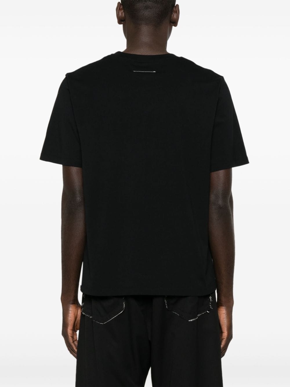 numbers-motif cotton T-shirt - 4