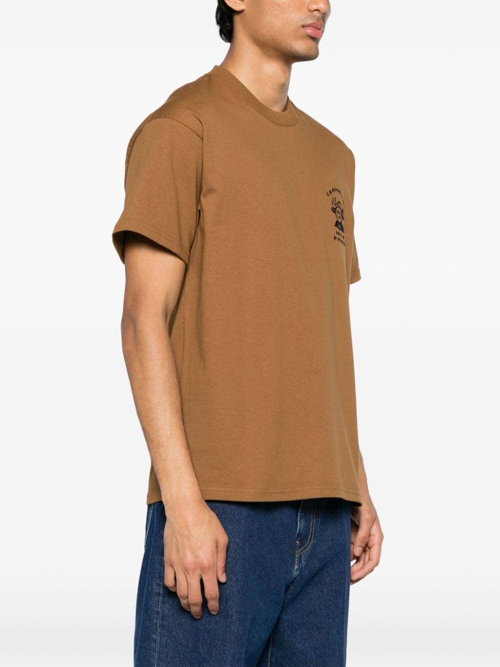 Carhartt T-shirt Marrone Uomo - 3