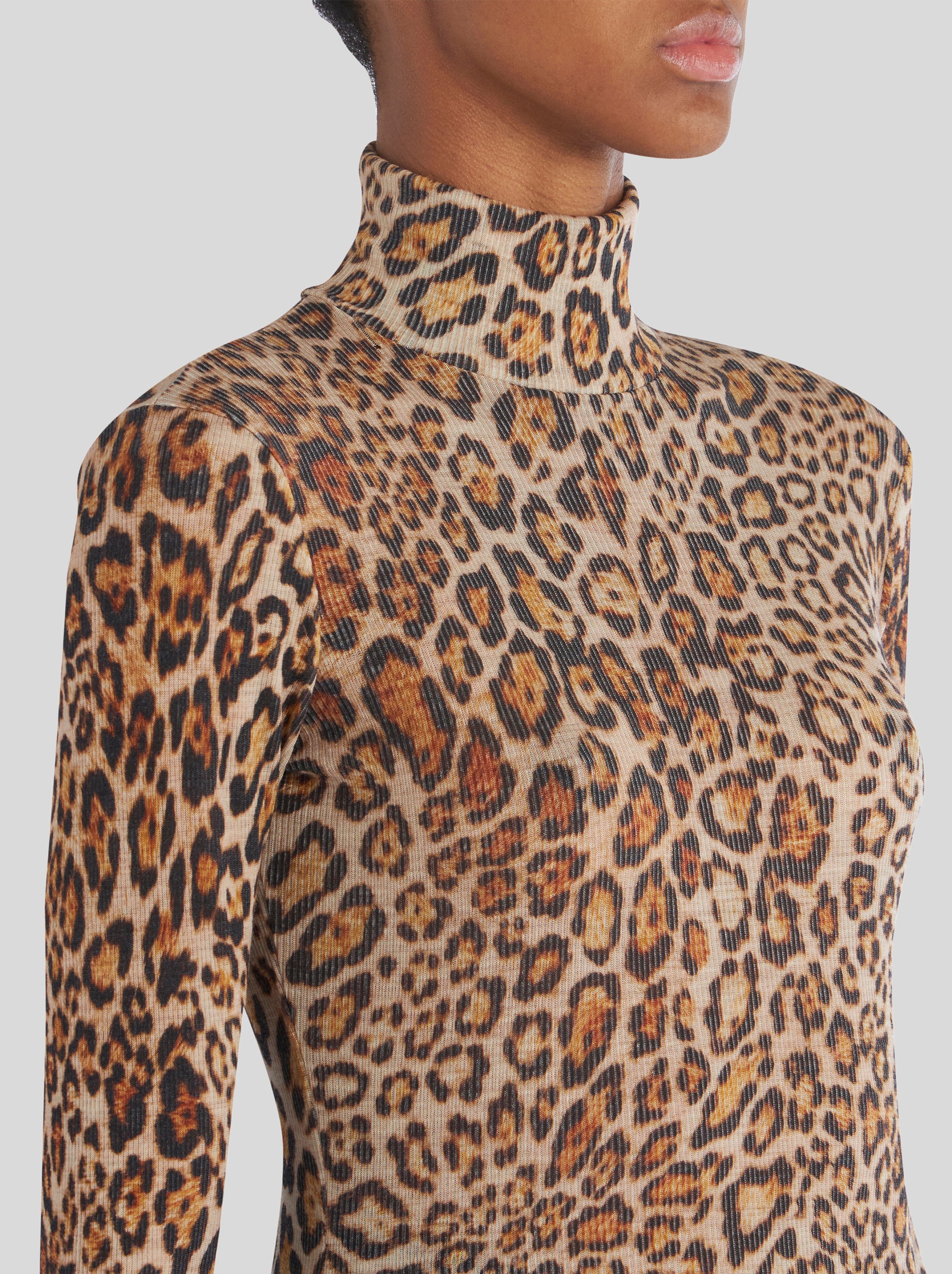 ANIMALIER WOOL TOP - 2