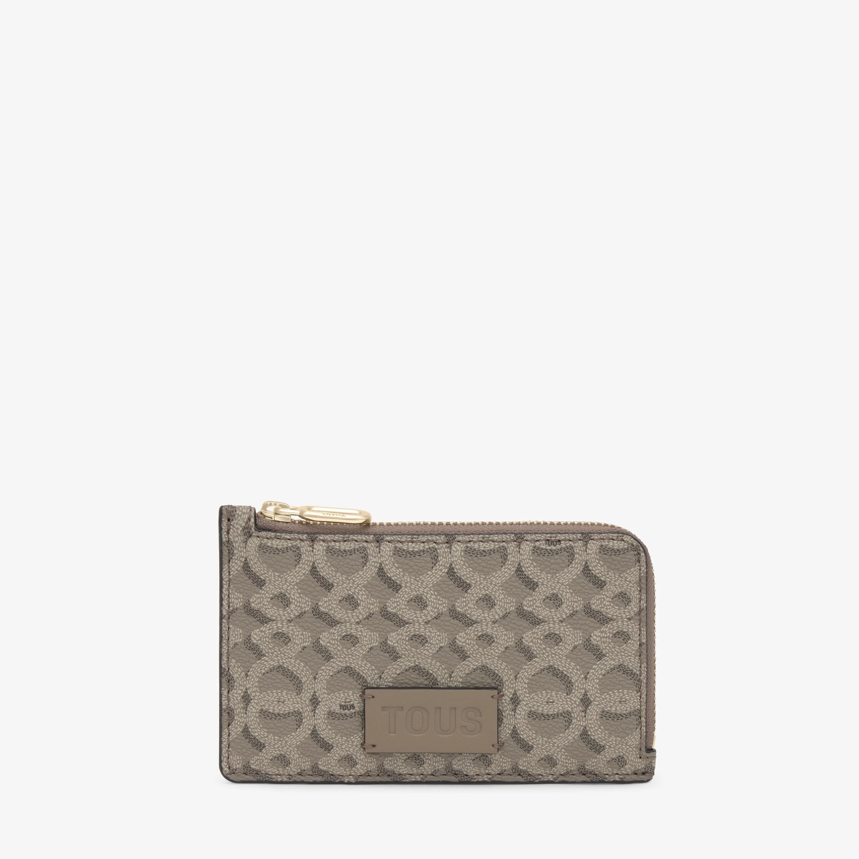 Taupe Change purse-cardholder TOUS Infinity - 1
