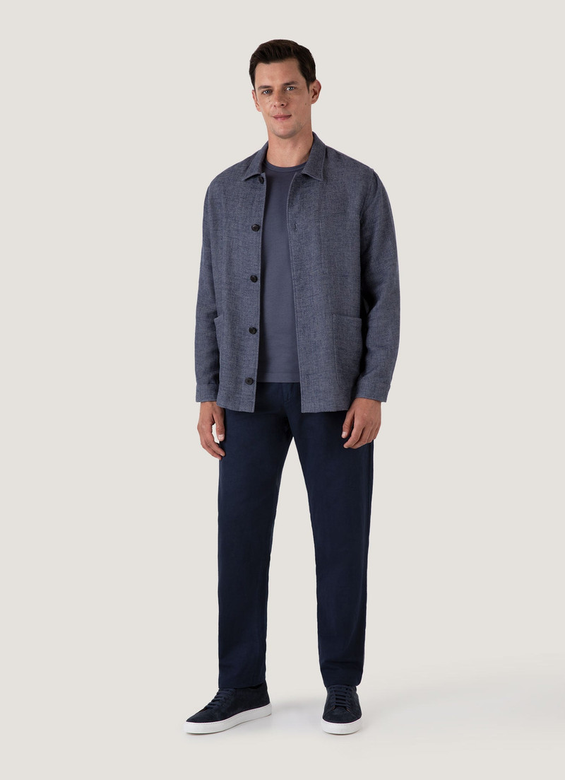 Sunspel Cotton Linen Twill Twin Pocket Jacket outlook