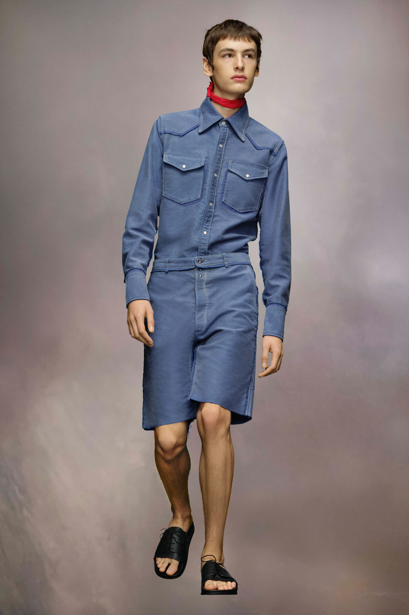 Maison Margiela Worker's moleskin shorts outlook