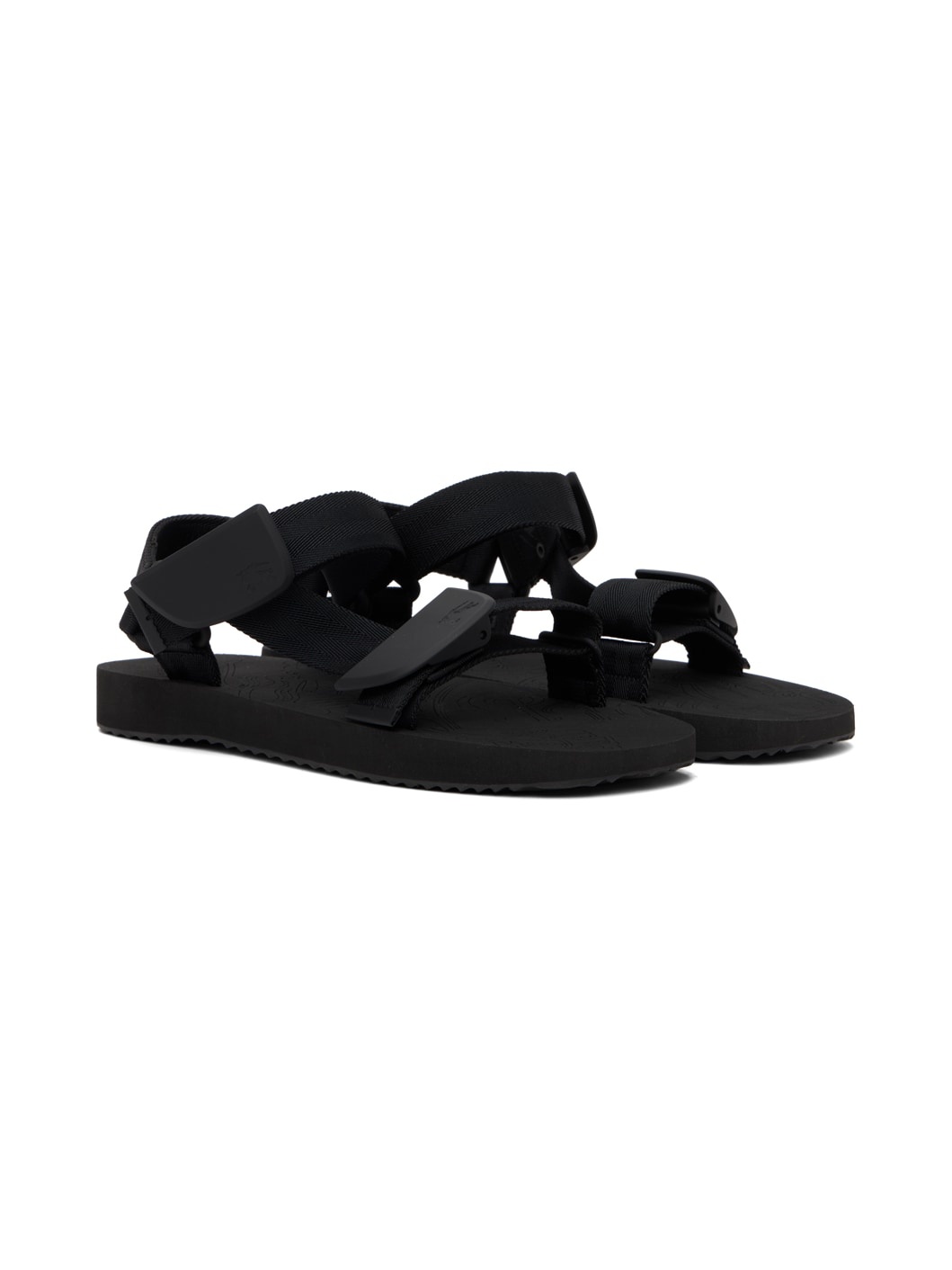 Black Trek Sandals - 4