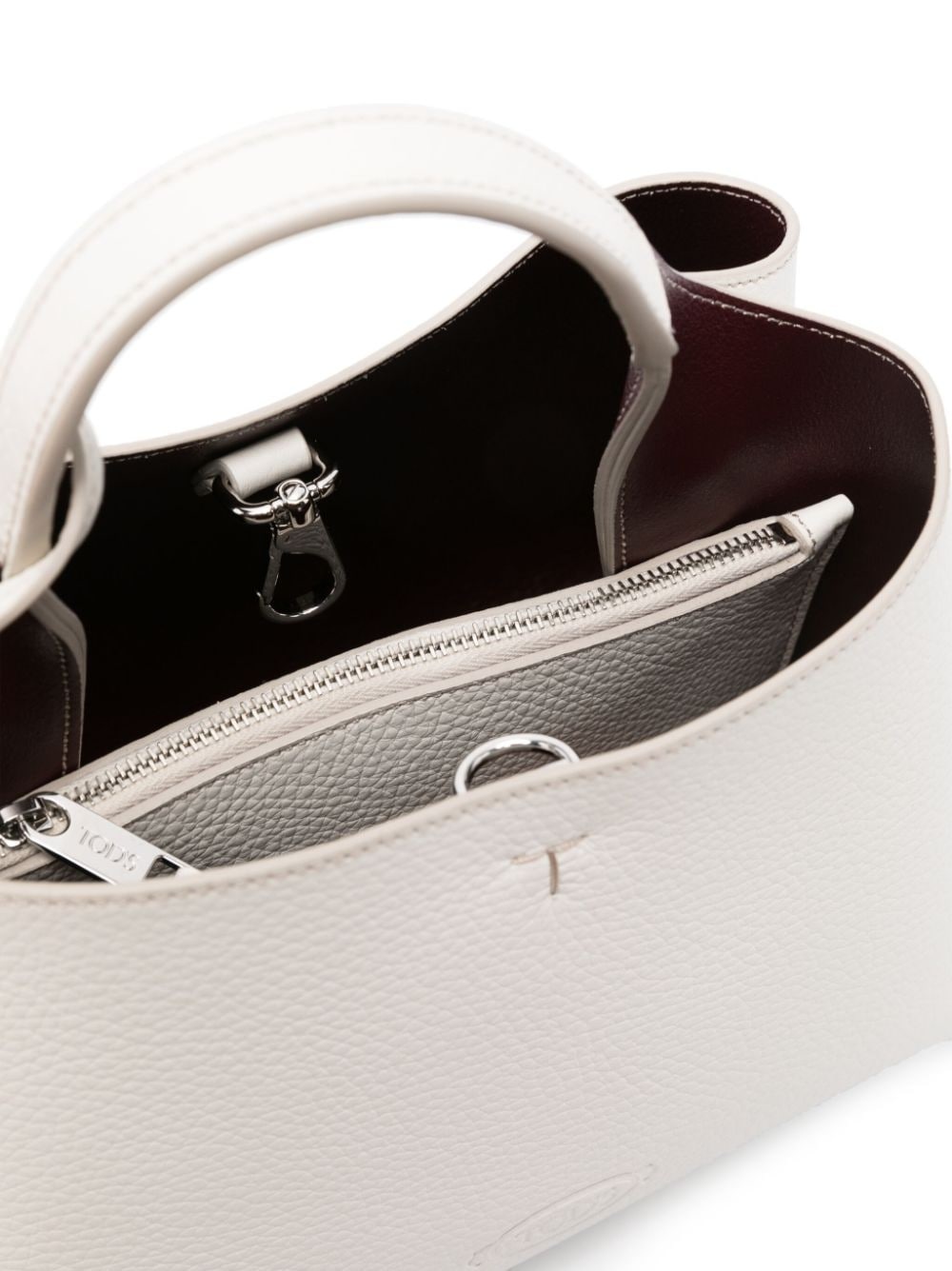 logo-pendant leather mini bag - 5