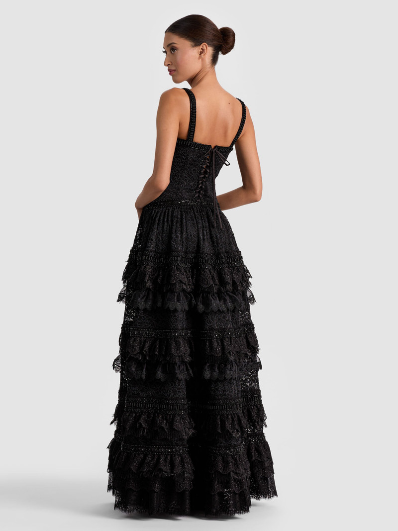 Alice + Olivia ZENA LACE MAXI DRESS outlook