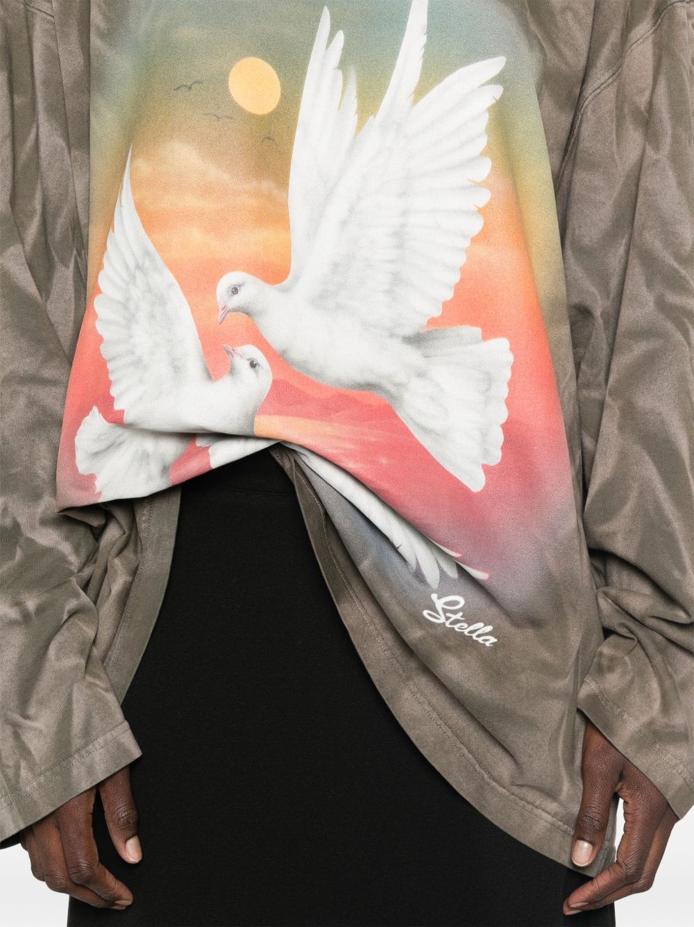 bird-print top - 5