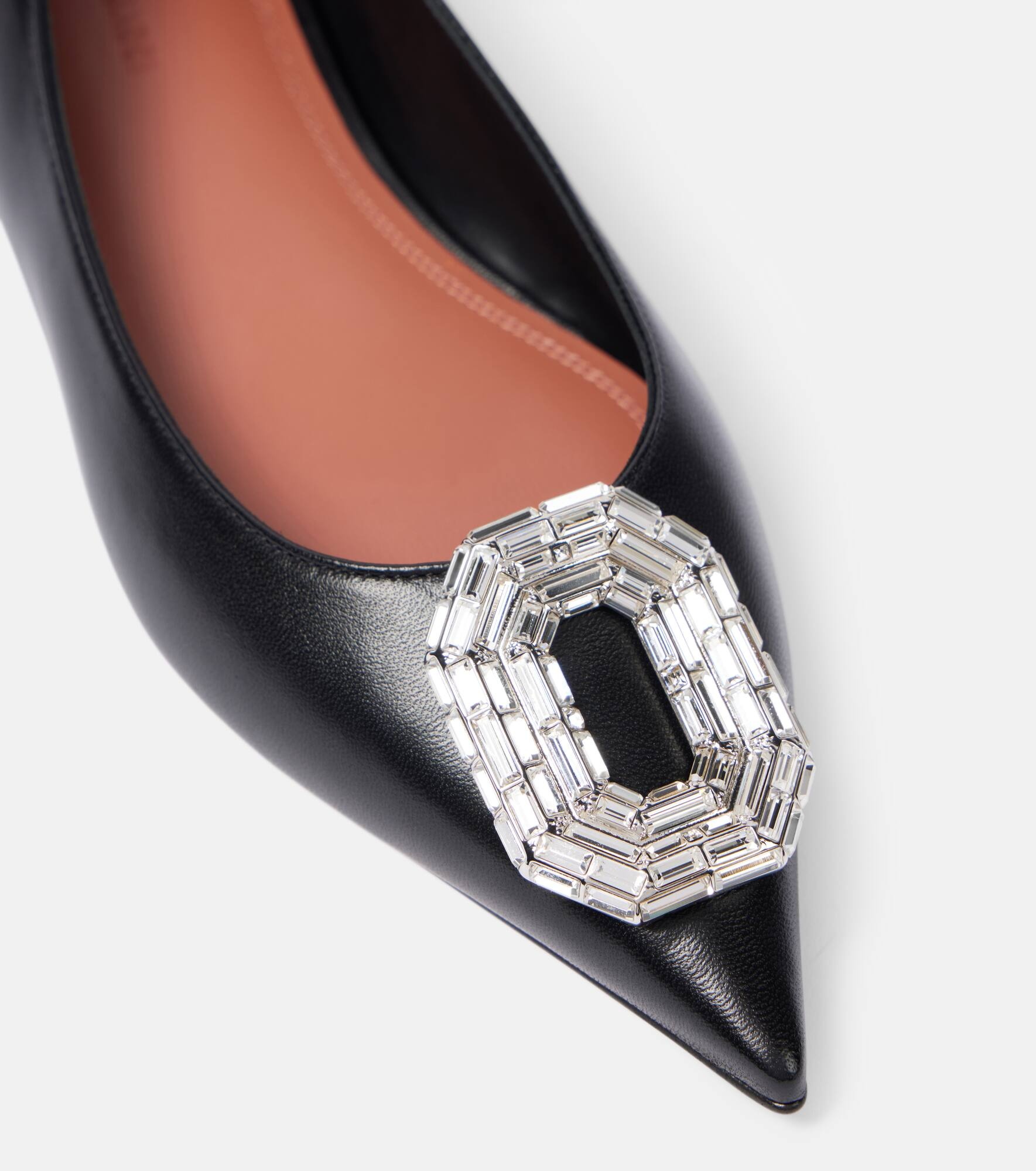 Camelia embellished leather ballet flats - 5