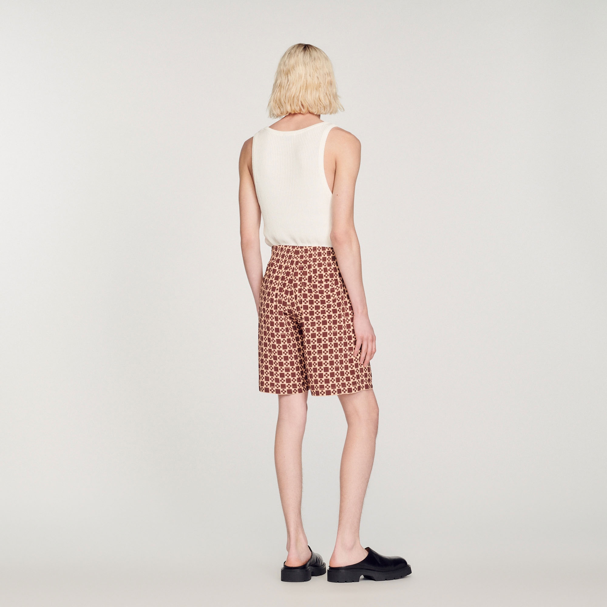Square Cross printed shorts - 6