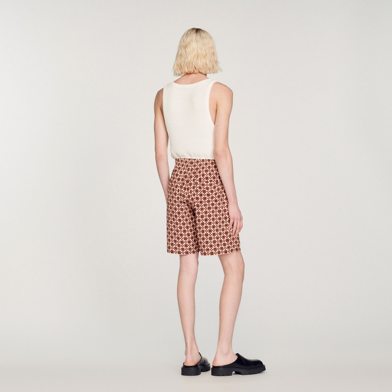 Square Cross printed shorts 6