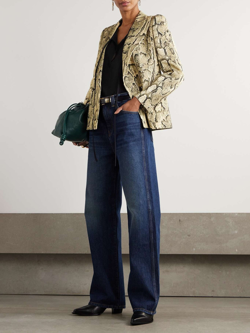 NILI LOTAN Acadia silk-chiffon blouse Black outlook