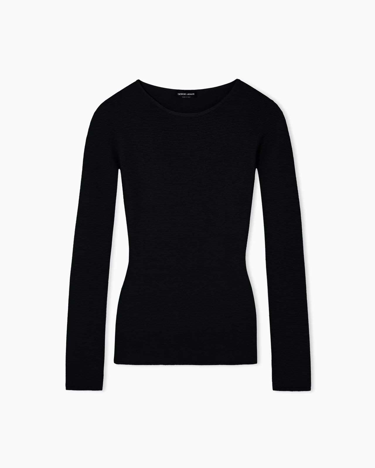 Links-stitch viscose long-sleeved jumper - 1