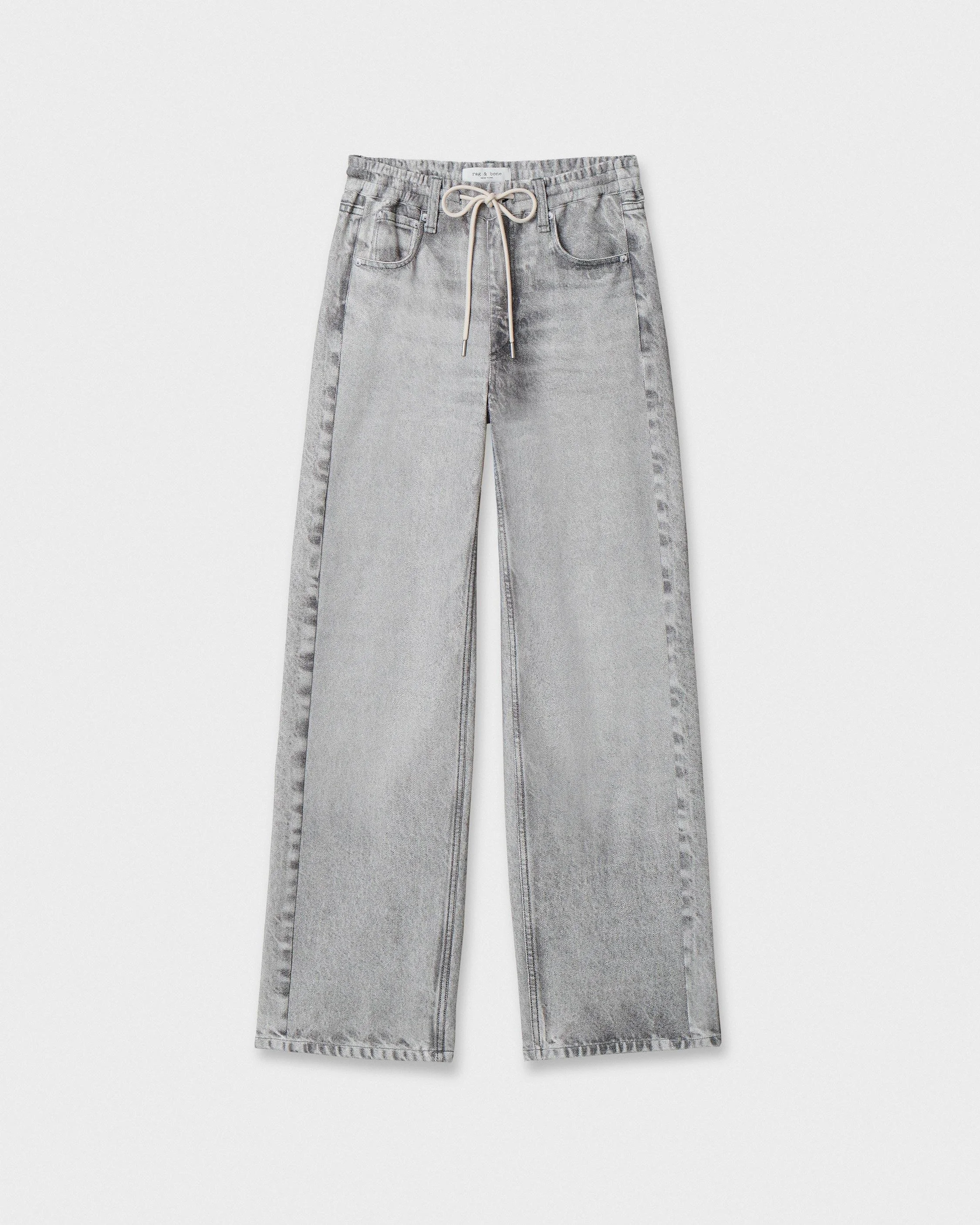 rb Miramar Drawstring Wide-Leg Pant Cotton Terry - 1