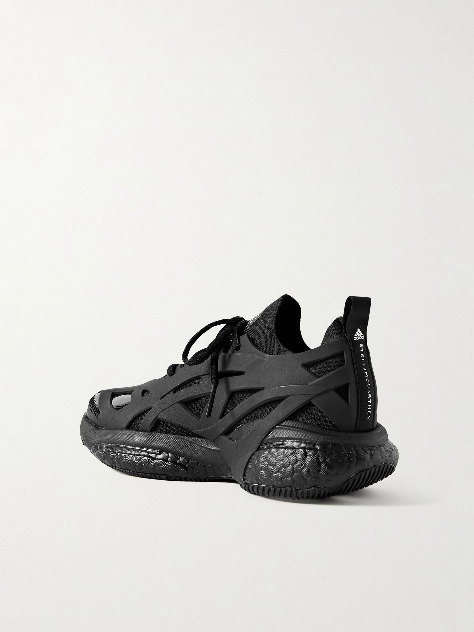 Solarglide Primeknit and rubber sneakers Black - 3