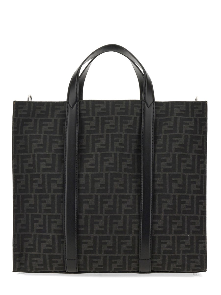 BORSA SHOPPER IN TESSUTO JACQUARD FF - 2