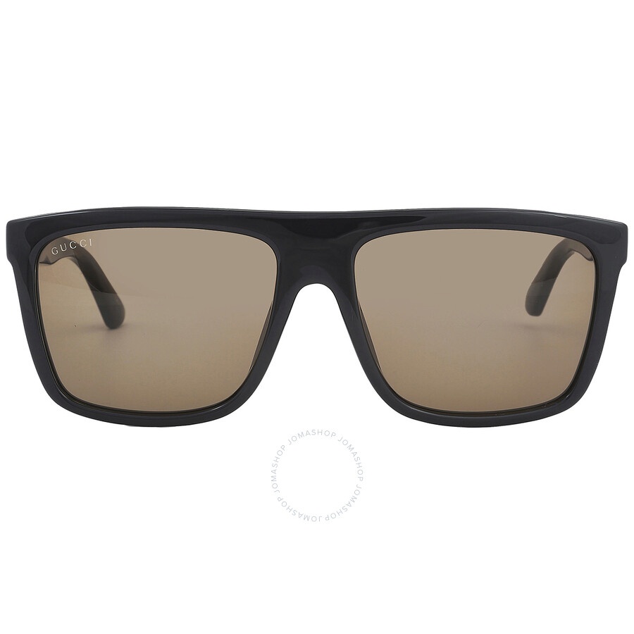 Gucci Brown Browline Men's Sunglasses GG0748S 002 59 - 1