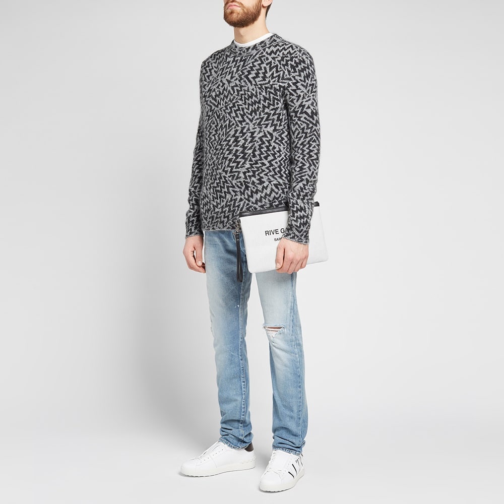 Saint Laurent Jacquard Cosmics Crew Knit - 6