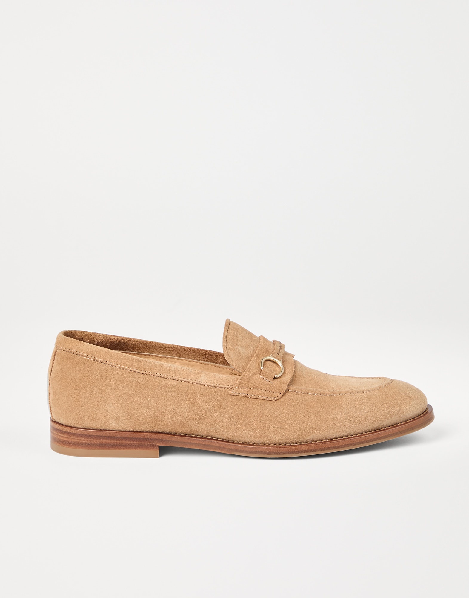 Suede loafers with bit detail - 5