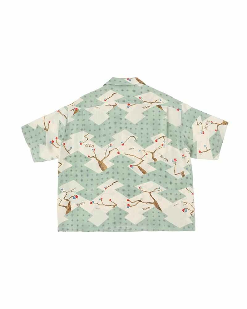 visvim CROSBY SHIRT S/S (SILK) LT.GREEN | REVERSIBLE