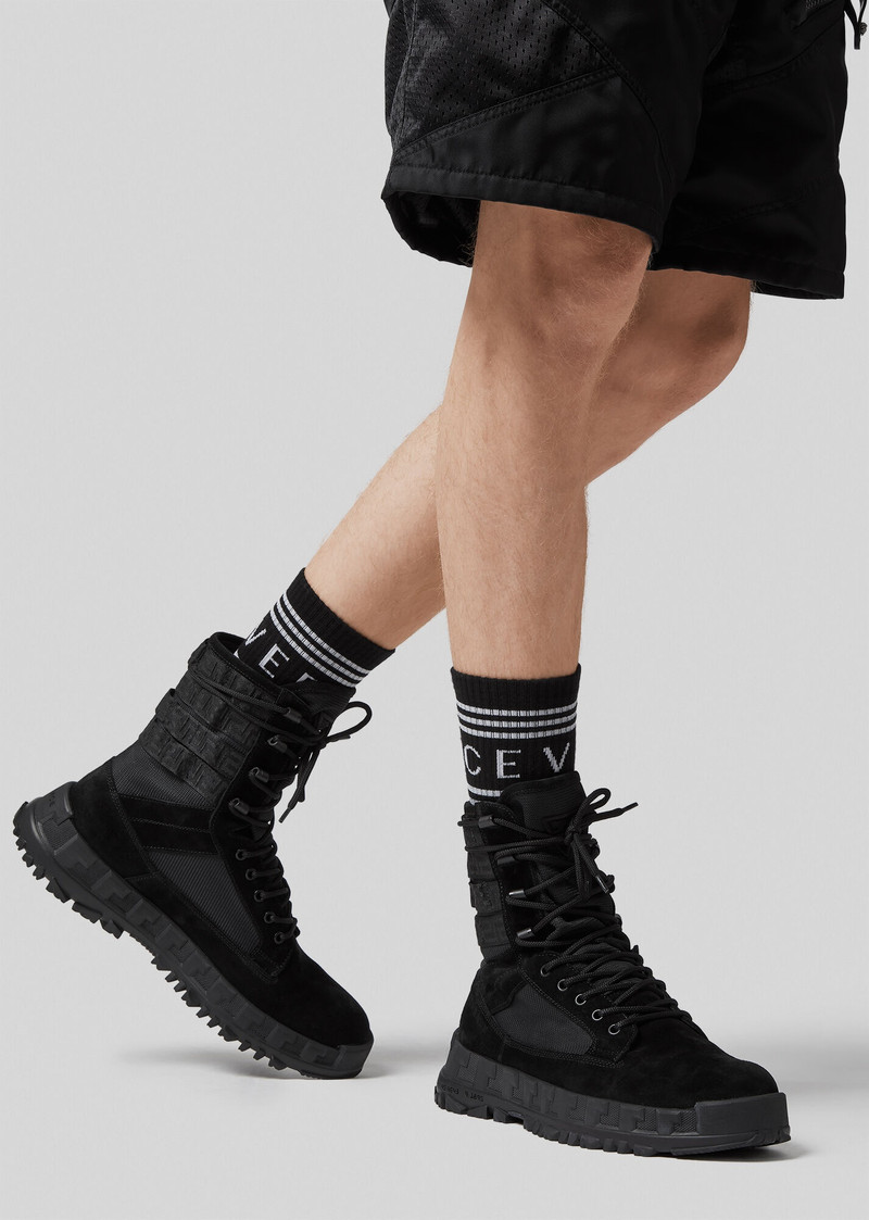 VERSACE Greca Rhegis Boots outlook