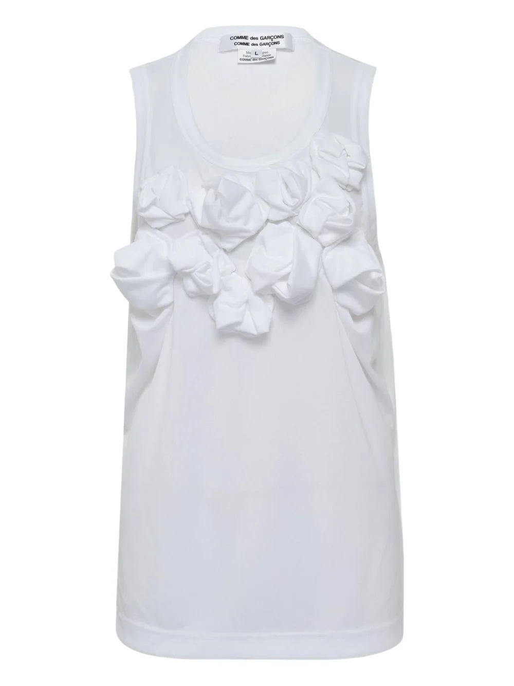 appliqué-detail tank top - 1